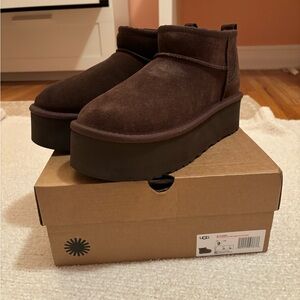 UGG Women's Chocolate Platform Shoes